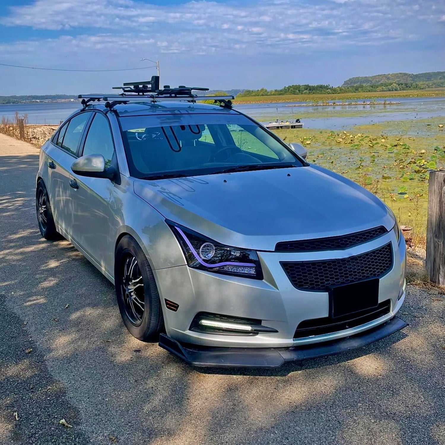 2011-2015 Chevy Cruze / 16 Cruze Limited LED Halo Headlights LED Signal Black