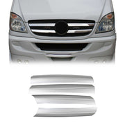 2006-2013 Mercedes Sprinter W906 Front Bumper Grill Trim Molding Stainless Steel 4x