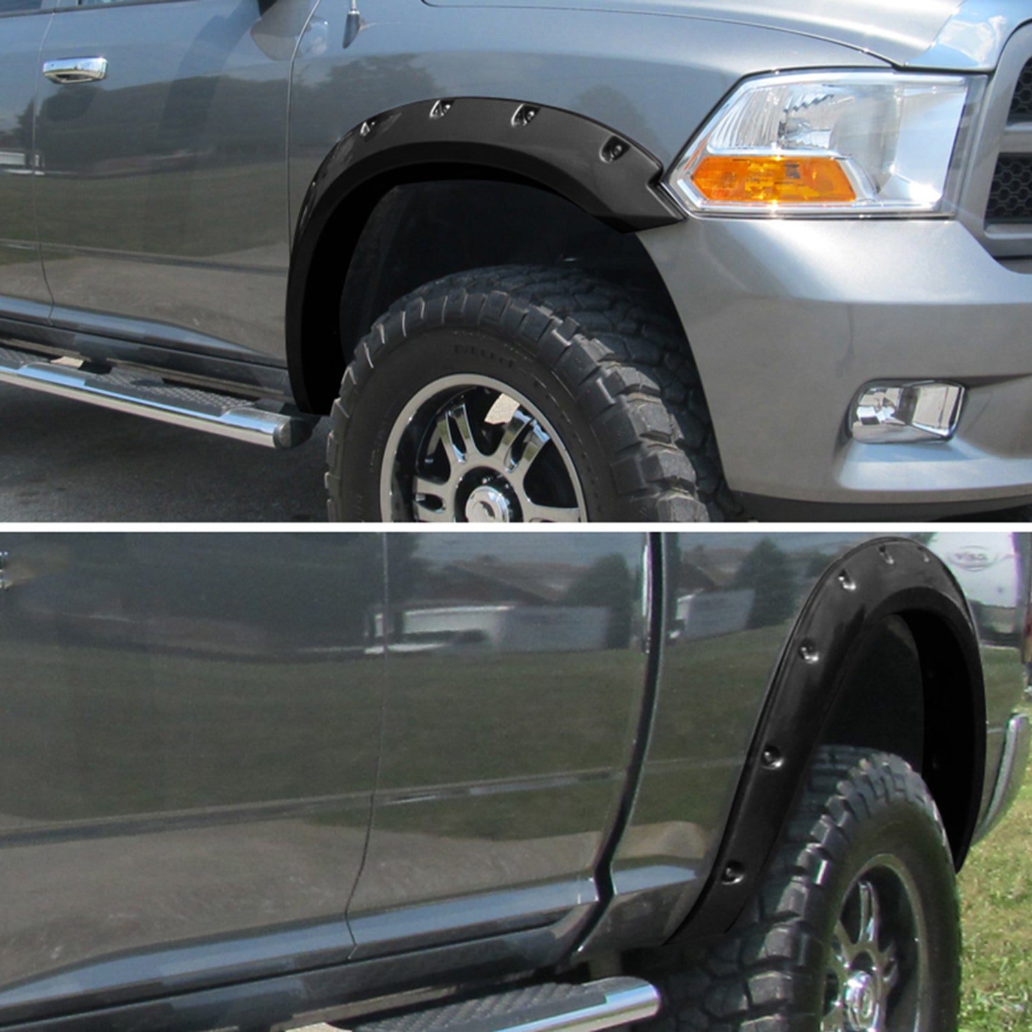 2009-2018 Dodge RAM 1500 / 2019-2021 RAM Classic Fleetside Fender Flares