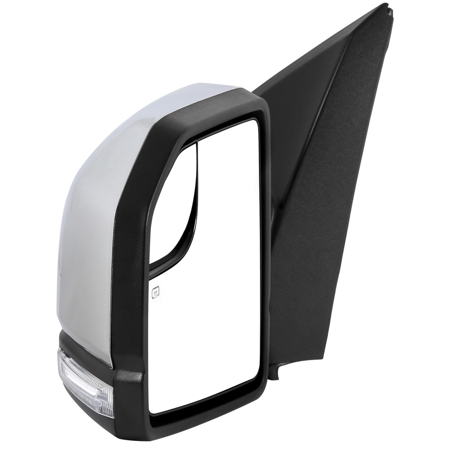 2015-2020 Ford F-150 Chrome Heated Side Mirror LED Turn Signal Driver Side