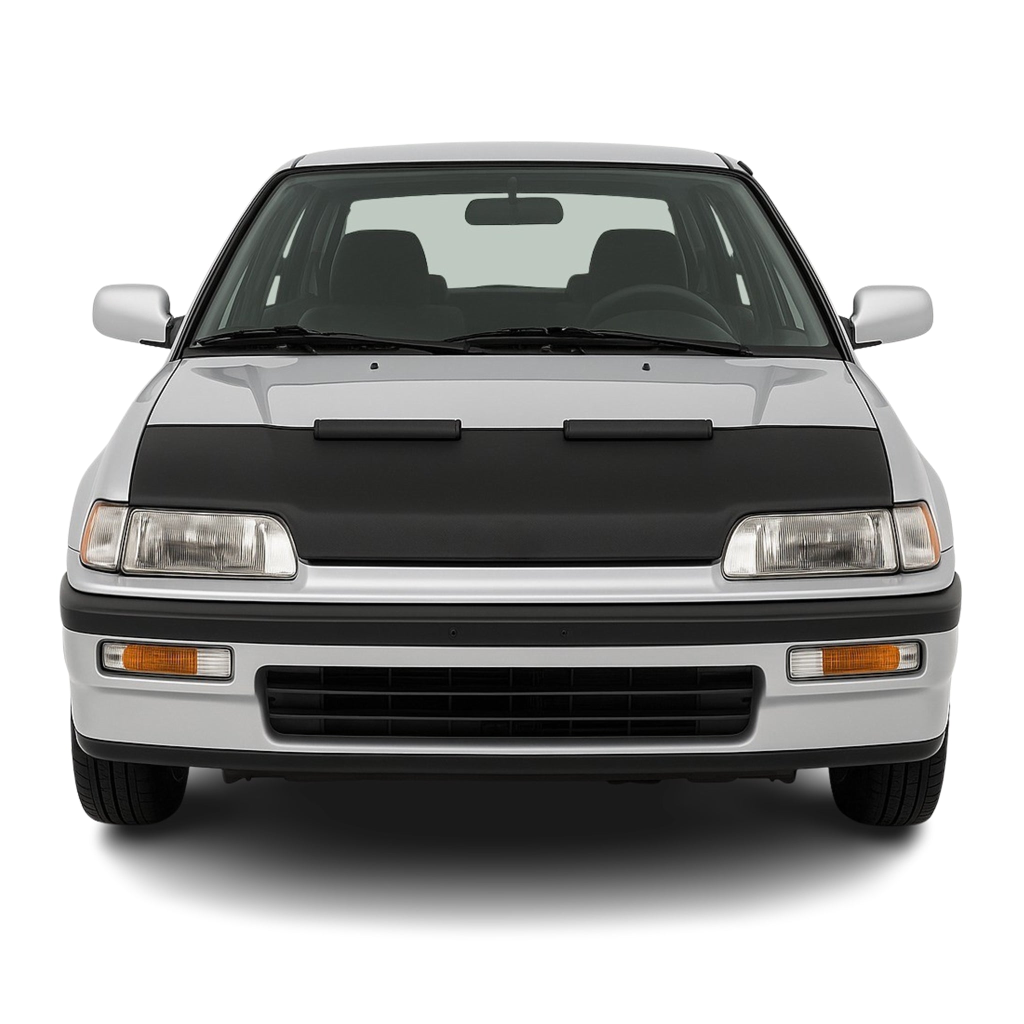 1987-1991 Honda Civic Car Bonnet Mask Hood Bra Black 1 Pc