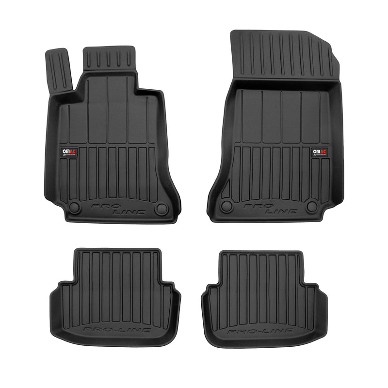 2010-2017 Mercedes E Class C207 Coupe Premium Floor Mats Liners Full Set All Weather Heavy Duty