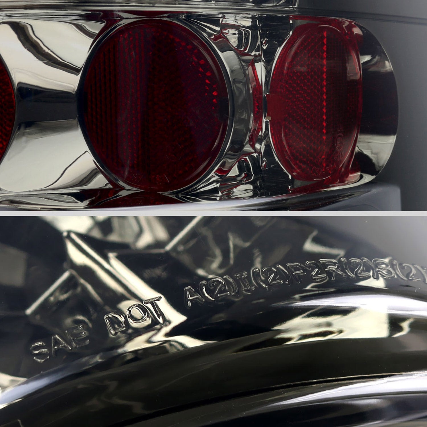 2007-2014 Chevrolet Silverado LED Tail Lights Chrome Housing/Smoke Lens