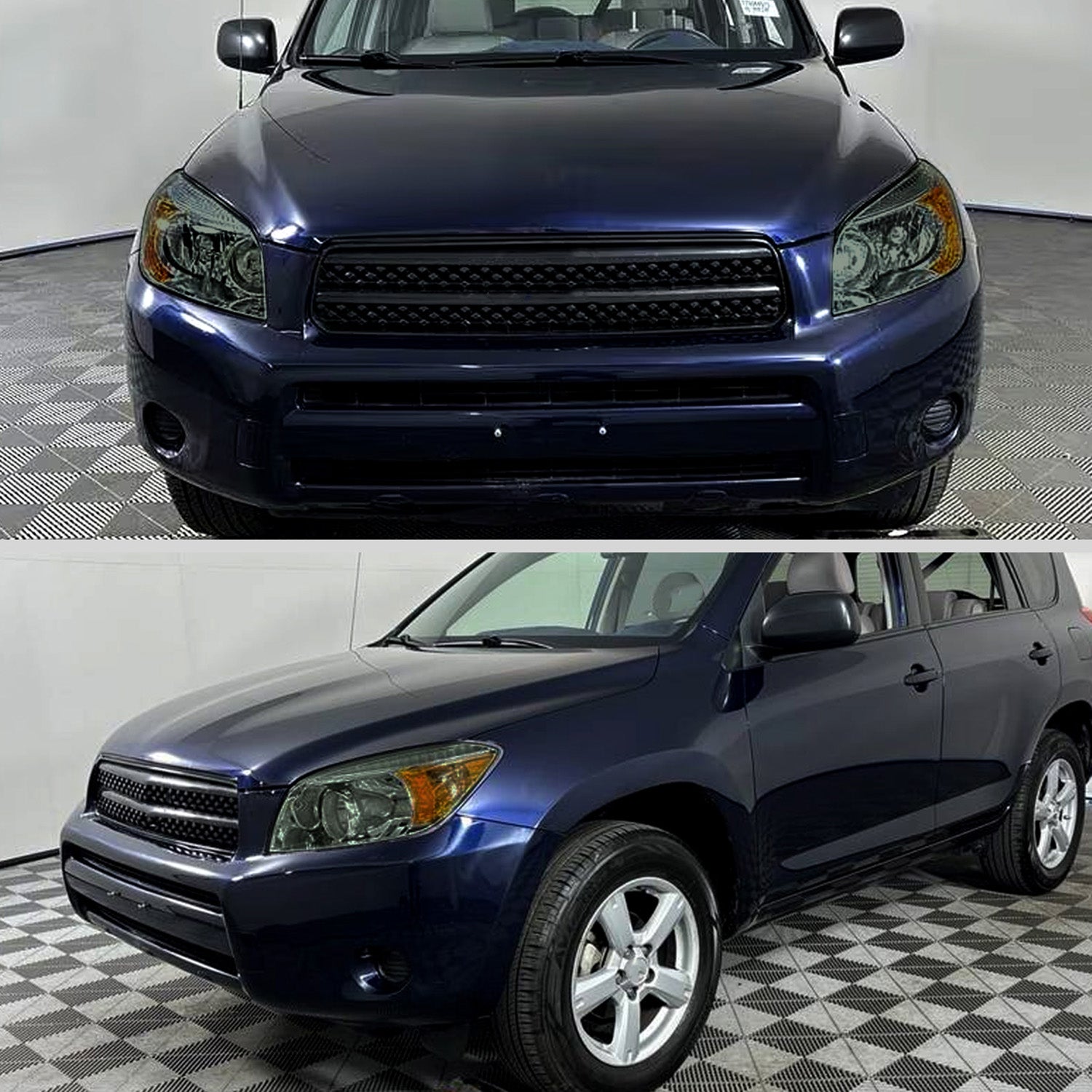 2006-2008 Toyota RAV4 Factory Style Headlights Chrome Housing/Smoke Lens