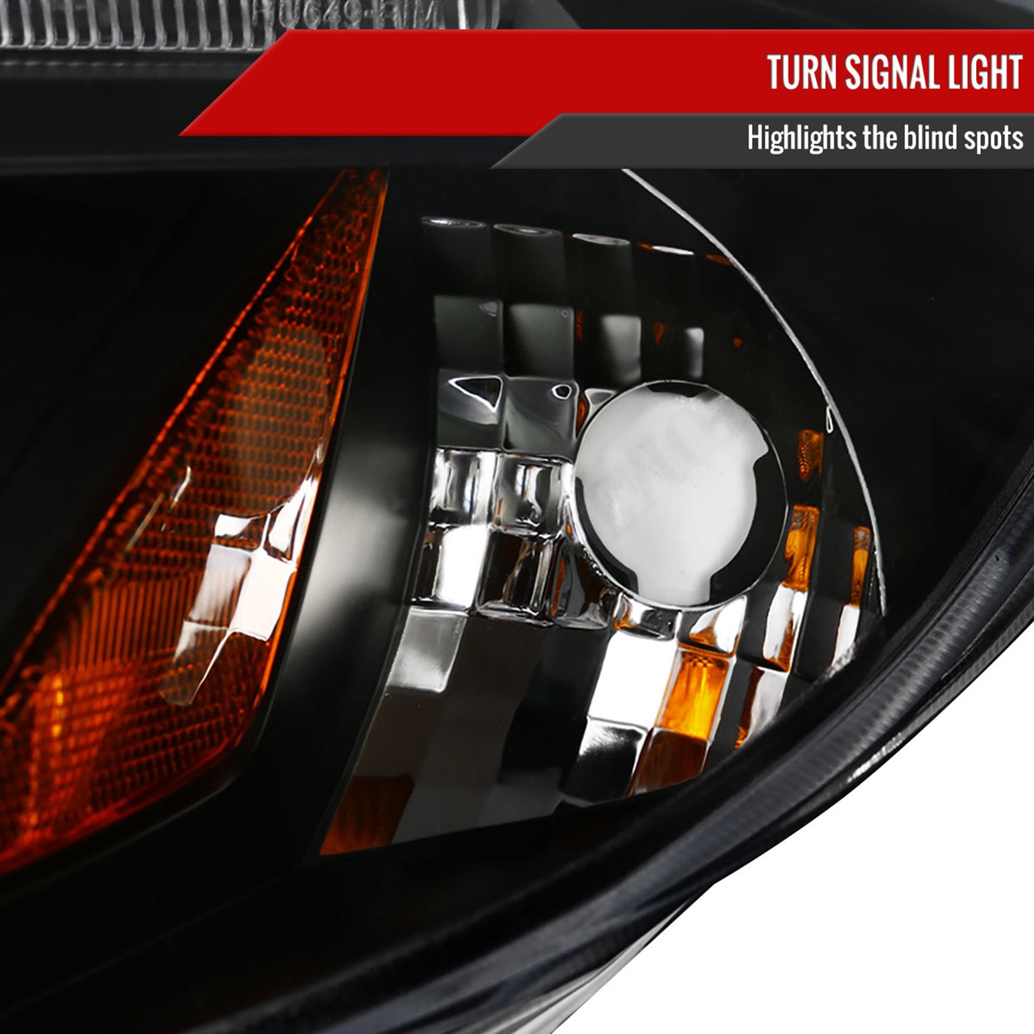 2006-2011 Mitsubishi Eclipse Dual Halo Projector Headlights Matte Black/Clear