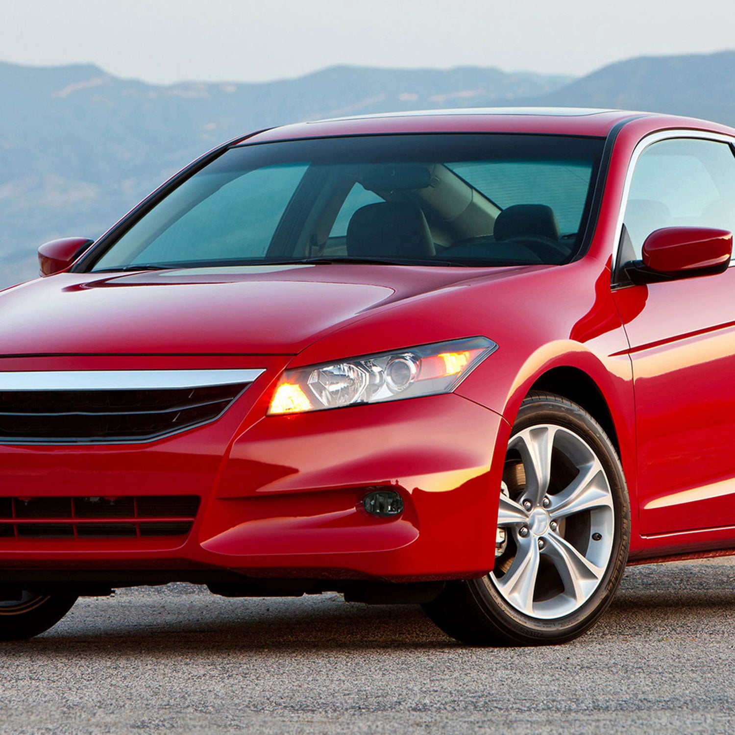 2008-2010 Honda Accord 2DR Coupe H11 Fog Lights Kit Chrome/Yellow Lens