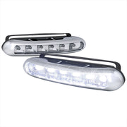 Universal 3W Clear Lens 6 LED Daytime Running Lights