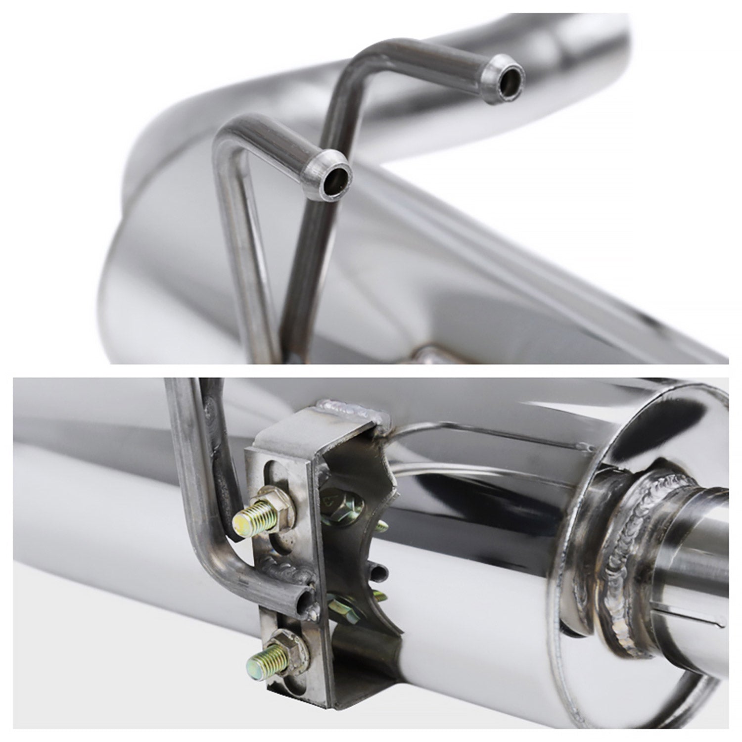 2016-2021 Honda Civic Sedan 1.5L Turbo Steel Catback Exhaust System Burnt Tip