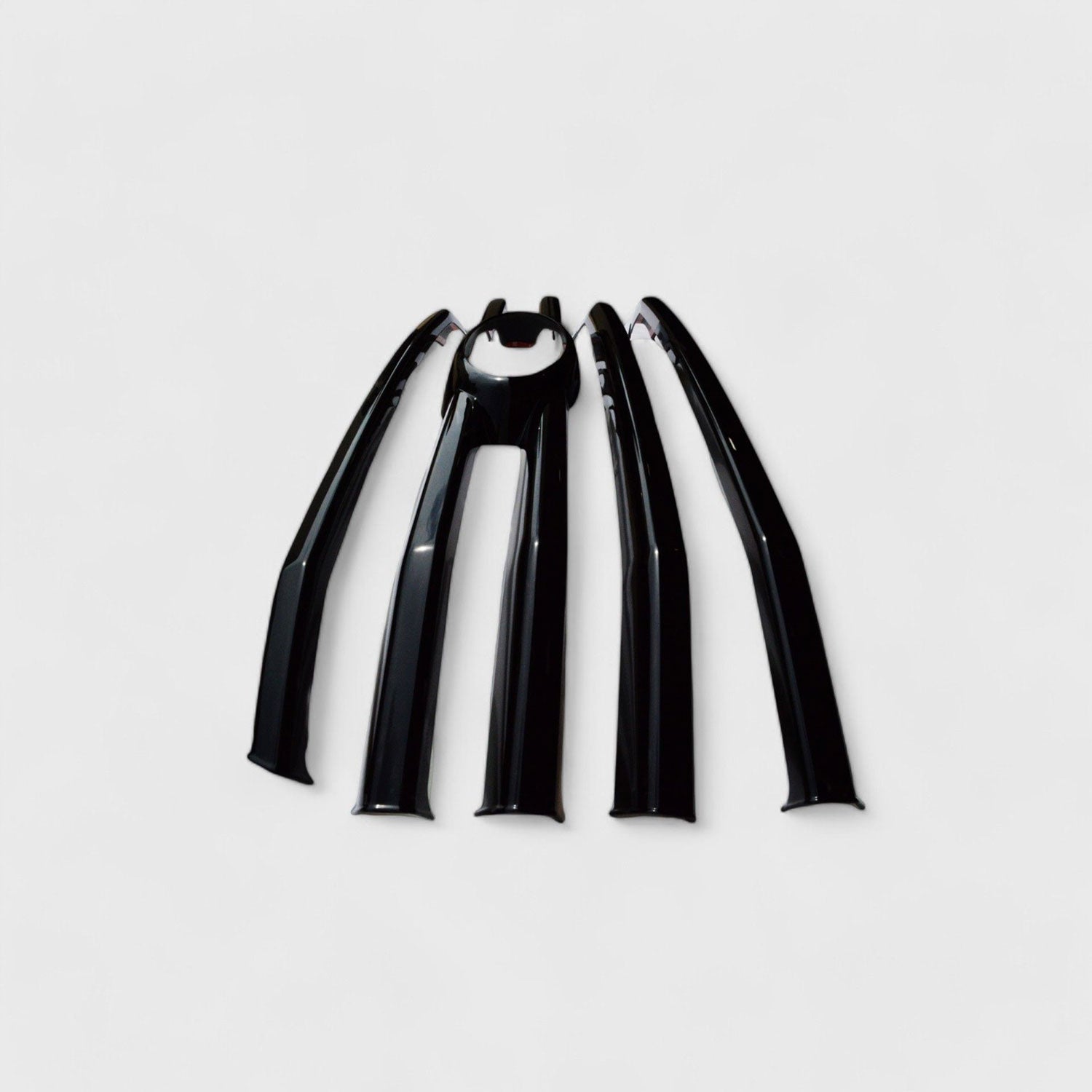 2015-2017 Ford F-150 Grille Overlay Gloss Black 4Pcs ABS Plastic