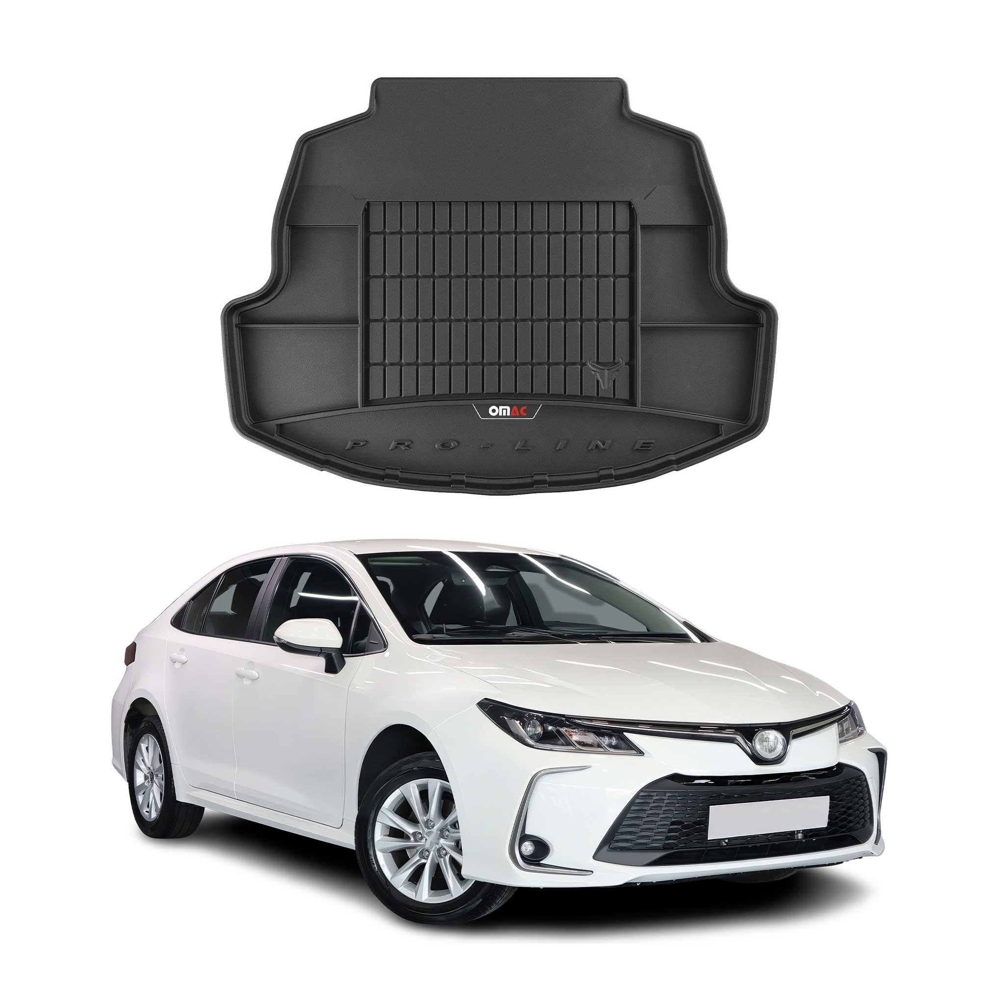 2019-2025 Toyota Corolla Sedan Premium Cargo Liner Trunk Mat All Weather Heavy Duty All Type Engines