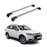 2011-2026 Mitsubishi Outlander Sport Roof Rack Cross Bras Silver 2 pieces