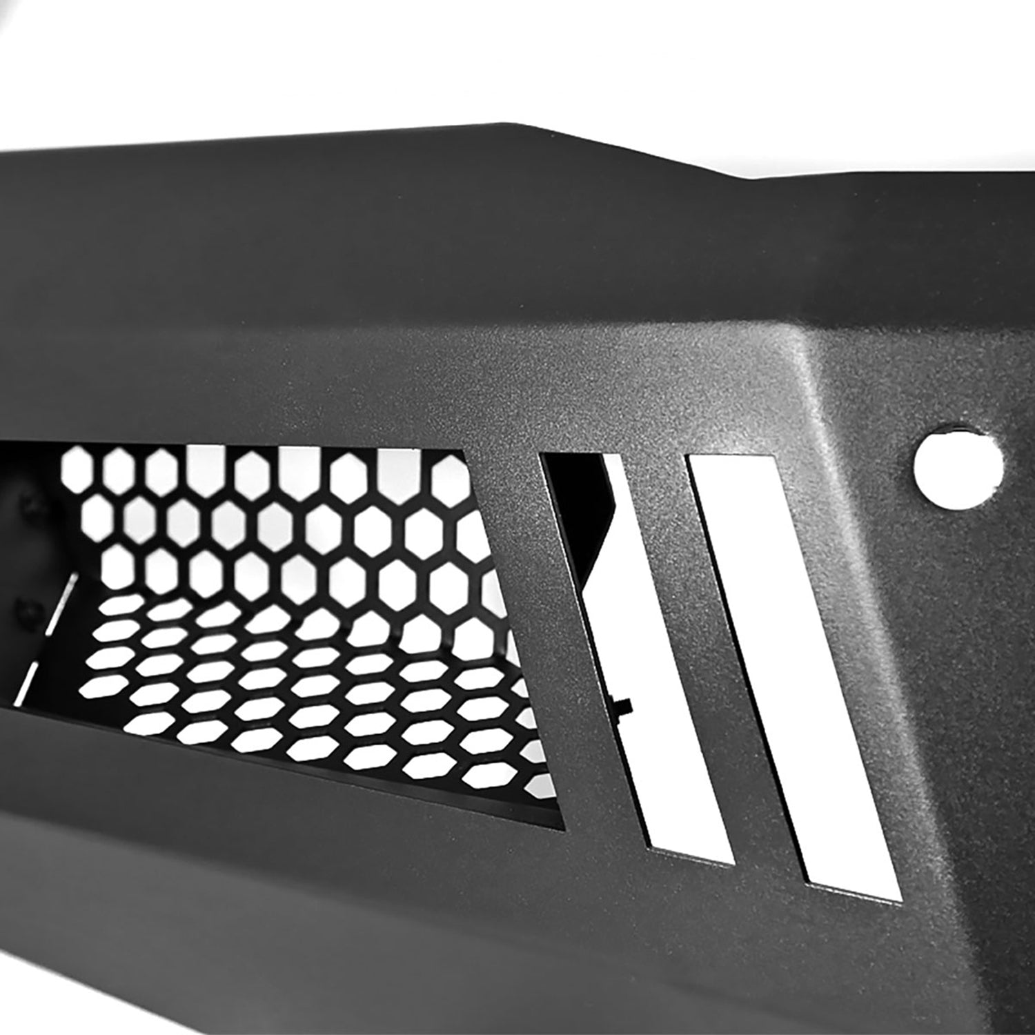 2015-2019 Chevy Silverado 2500/3500 Heavy Duty Front Bumper LED Light Ports