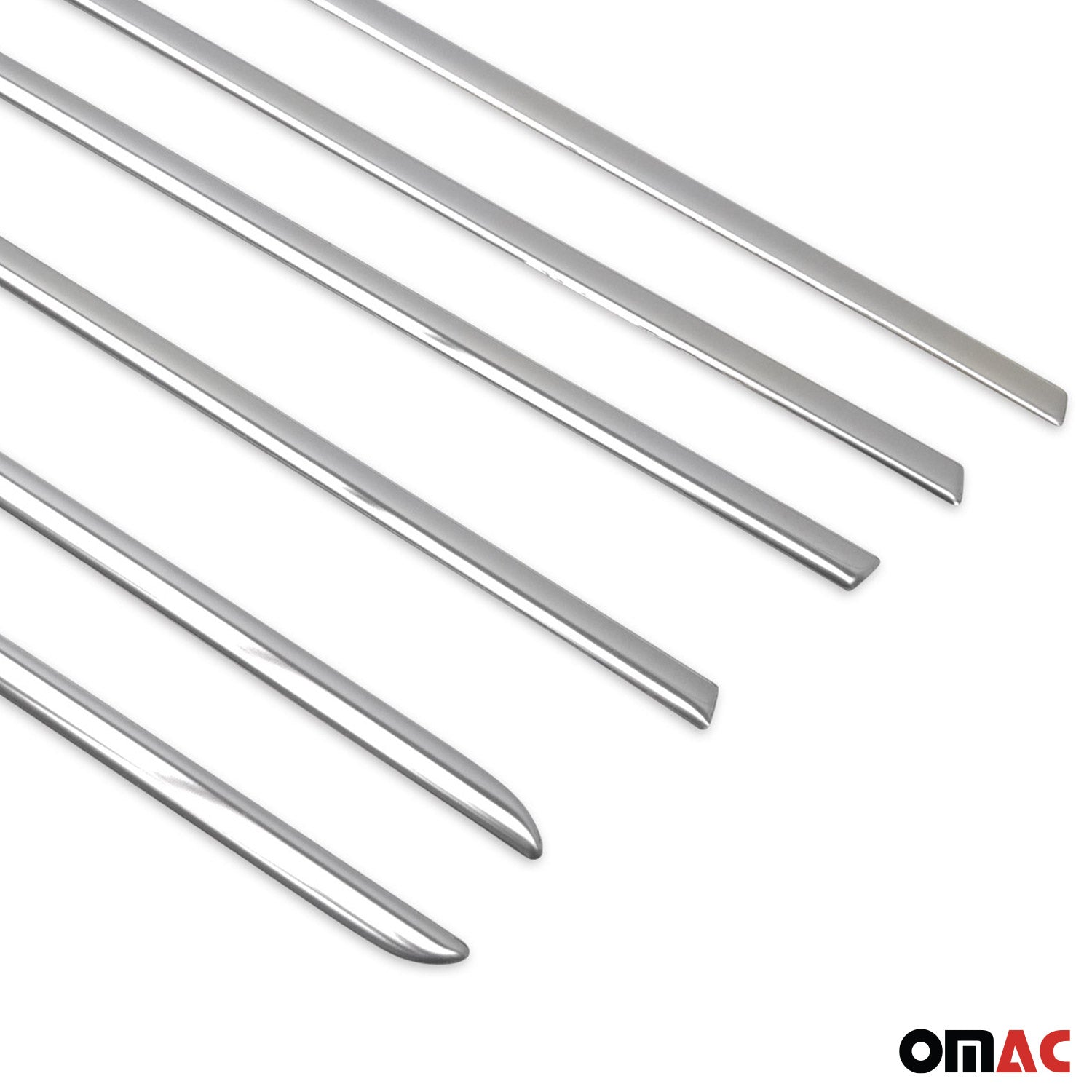 2011-2013 Kia Sorento Window Molding Trim Streamer Stainless Steel Silver 6 Pcs