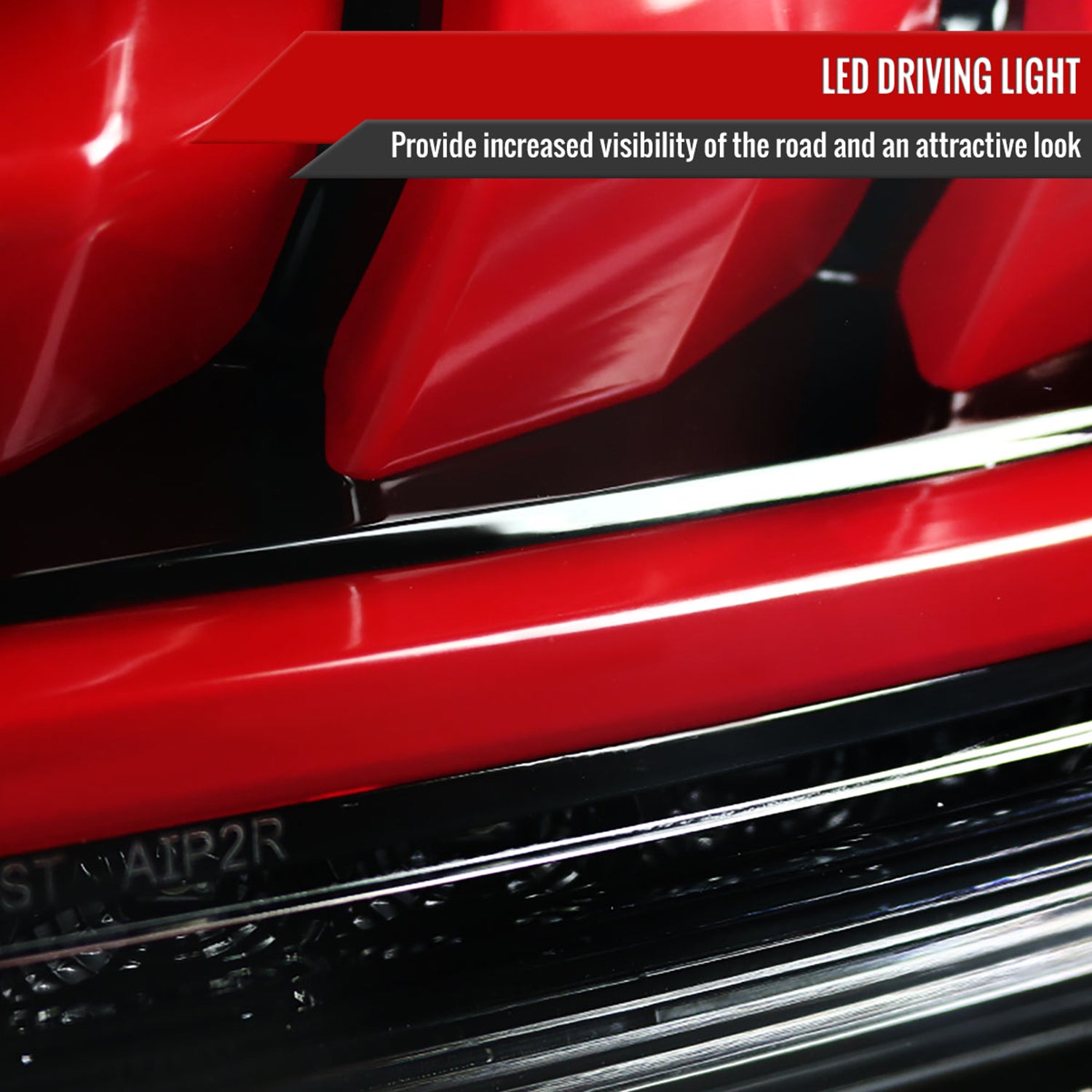 2010-2016 Hyundai Genesis Coupe Red Bar LED Tail Lights Jet Black/Clear