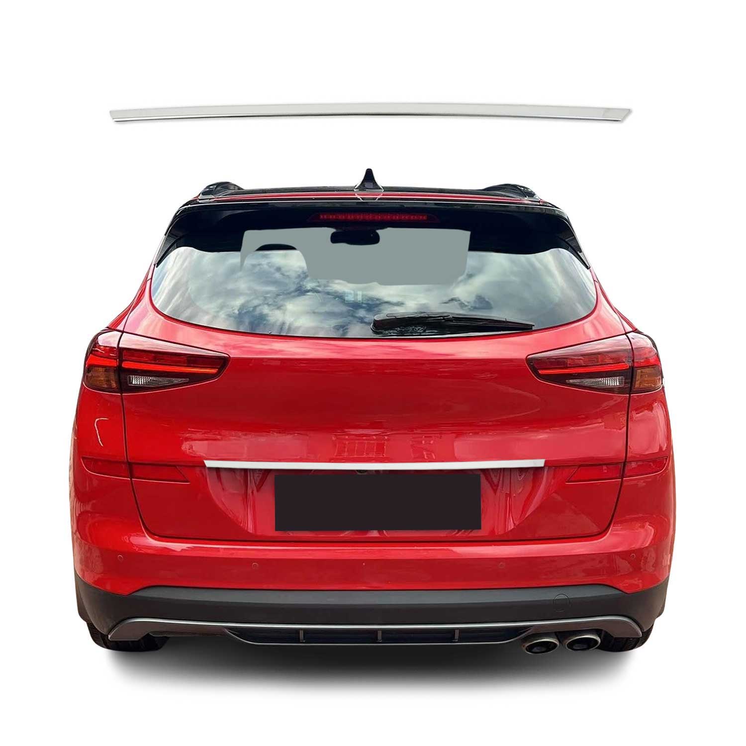 2020-2025 Volkswagen T-Roc Rear Trunk Lid Molding Trim Stainless Steel Chrome