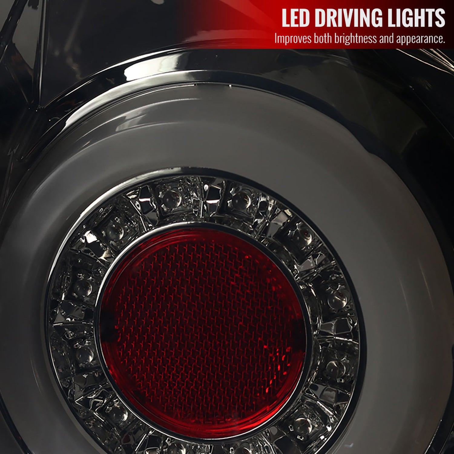 2006-2013 Chevy Impala/ 2014-2016 Impala Limited LED Tail Lights Chrome/Smoke