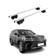 2016-2021 Lexus LX 570 Roof Rack Cross Bars Silver