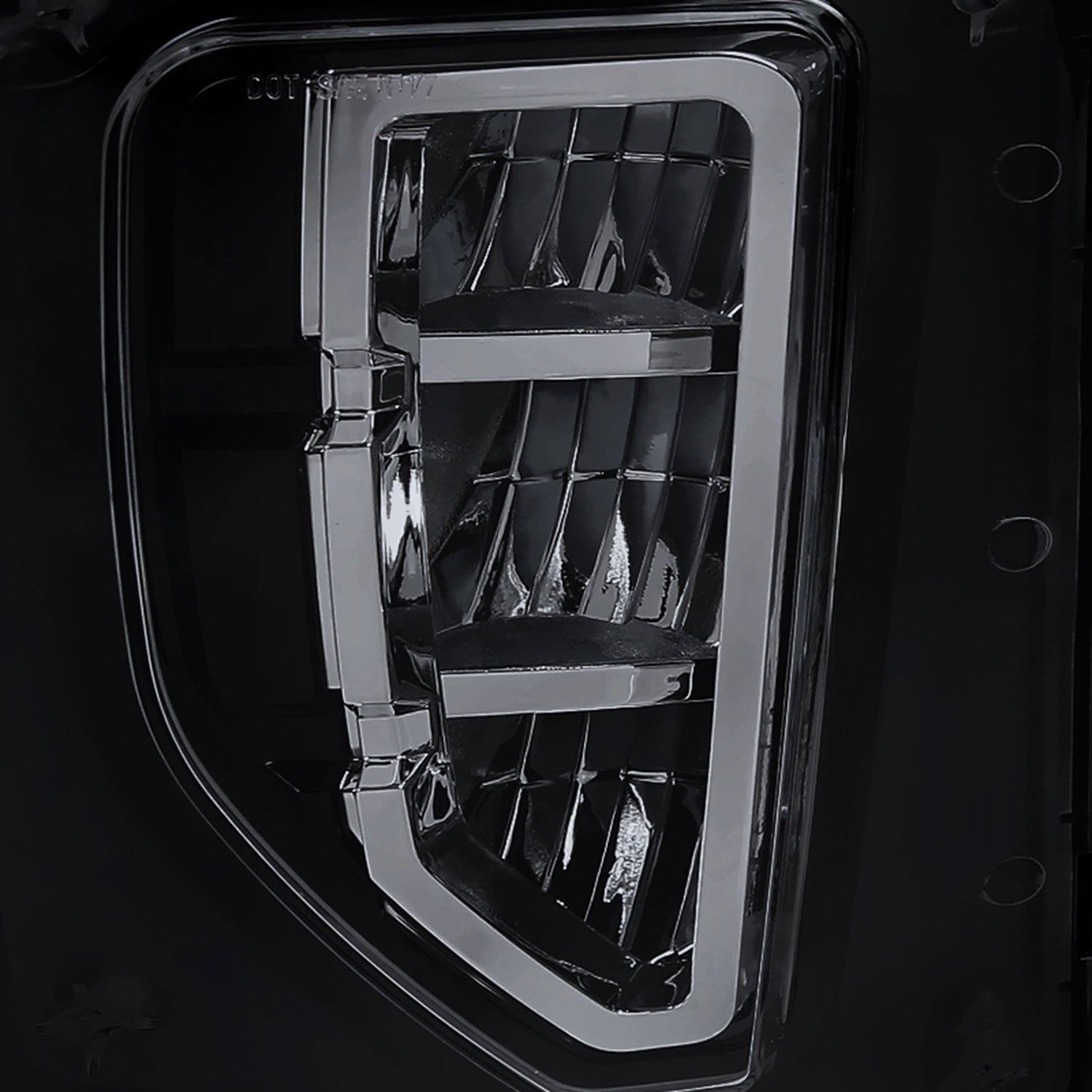 2016-2018 Chevy Silverado 1500 LED Fog Lights Kit Chrome Housing/Smoke Lens