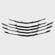 2016-2025 Chevrolet Malibu Grille Overlay Gloss Black 5Pcs ABS Plastic