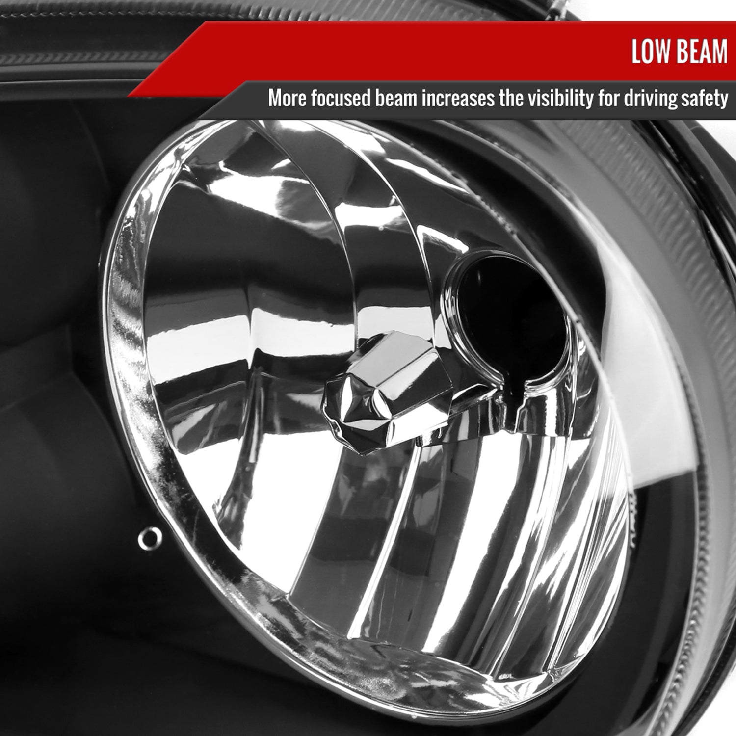 1999-2006 VW Golf Mk4 GTI/R32 Cabrio V2 Factory Headlights Matt Black