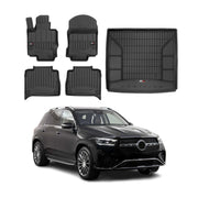2020-2026 Mercedes GLE Class W167 Premium Floor Mats & Cargo Liner Full Set All Weather Heavy Duty
