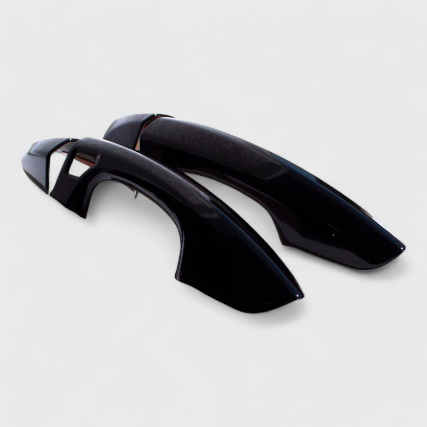 2015-2023 Ford Mustang Door Handle Cover Gloss Black 4Pcs ABS Plastic