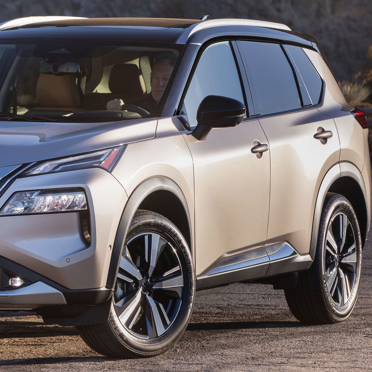 2021-2025 Nissan Rogue Window Trim Set Gloss Black 6Pcs ABS Plastic