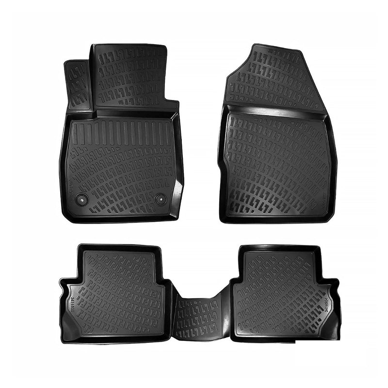 2020-2023 Ford Puma Floor Mats Liners Full Set All Weather Black