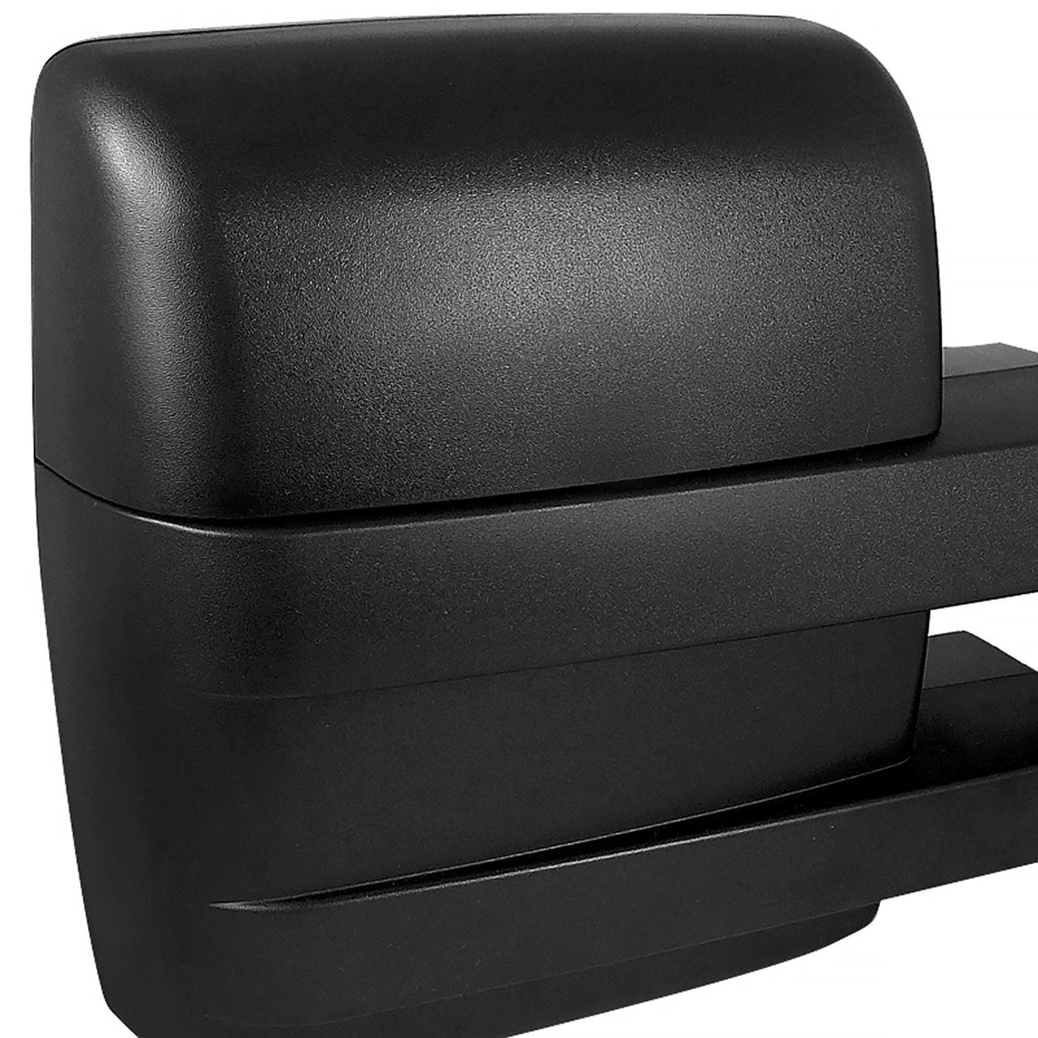 2007-2014 Ford F-150 Black Heated Telescoping Tow Mirrors Turn Signals Amber