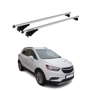 Top Roof Racks Cross Bars fits Buick Encore 2013-2022 Grey Aluminium Carrier