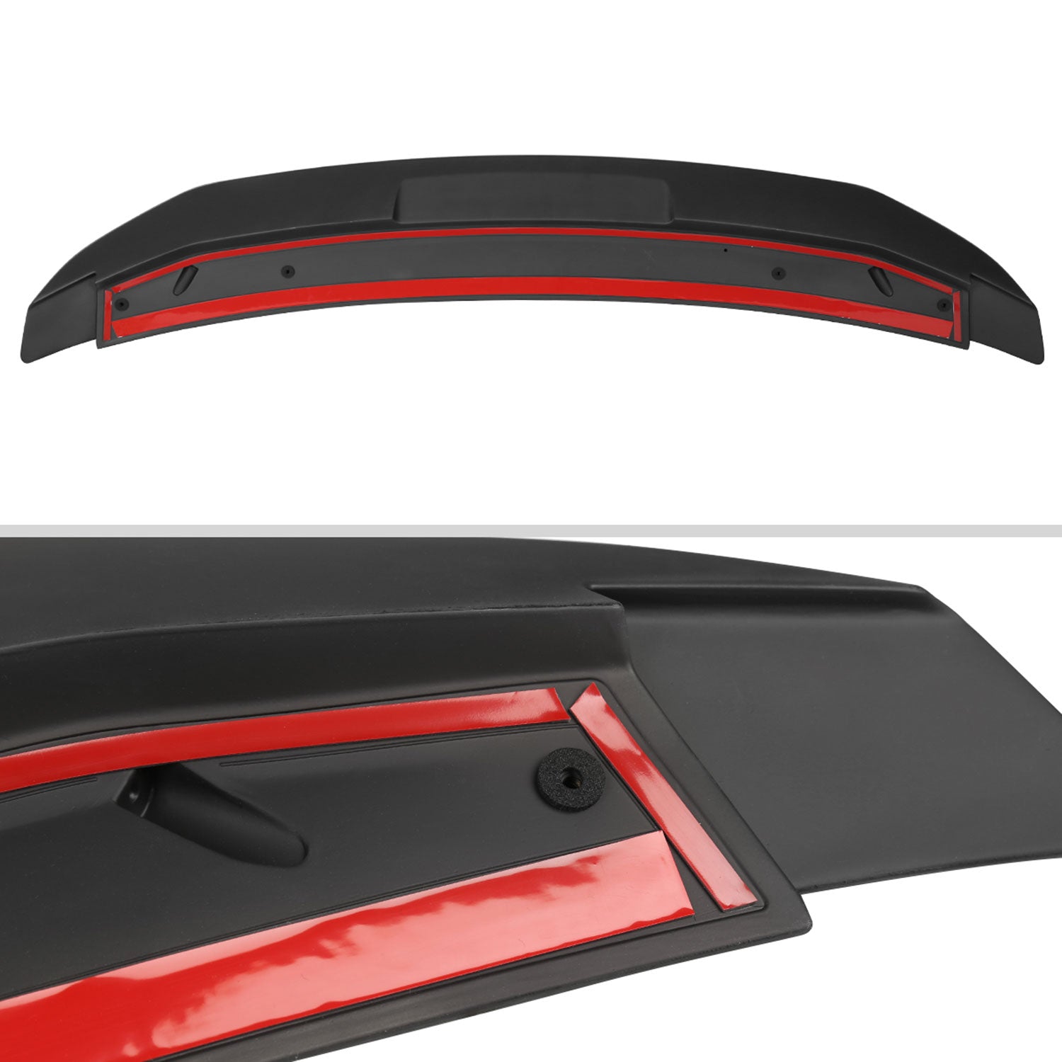2010-2014 Ford Mustang Matte Black ABS Factory GT500 Style Rear Spoiler