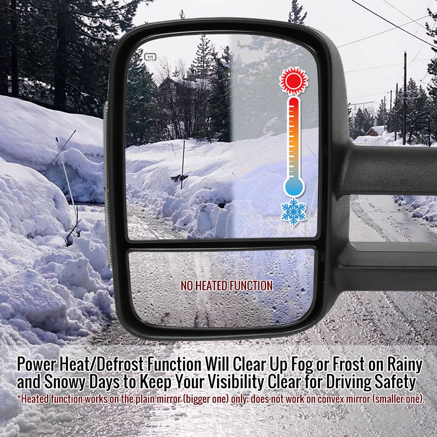 1999-2002 Chevy Silverado/Suburban/Sierra/Yukon XL Heated Towing Mirrors