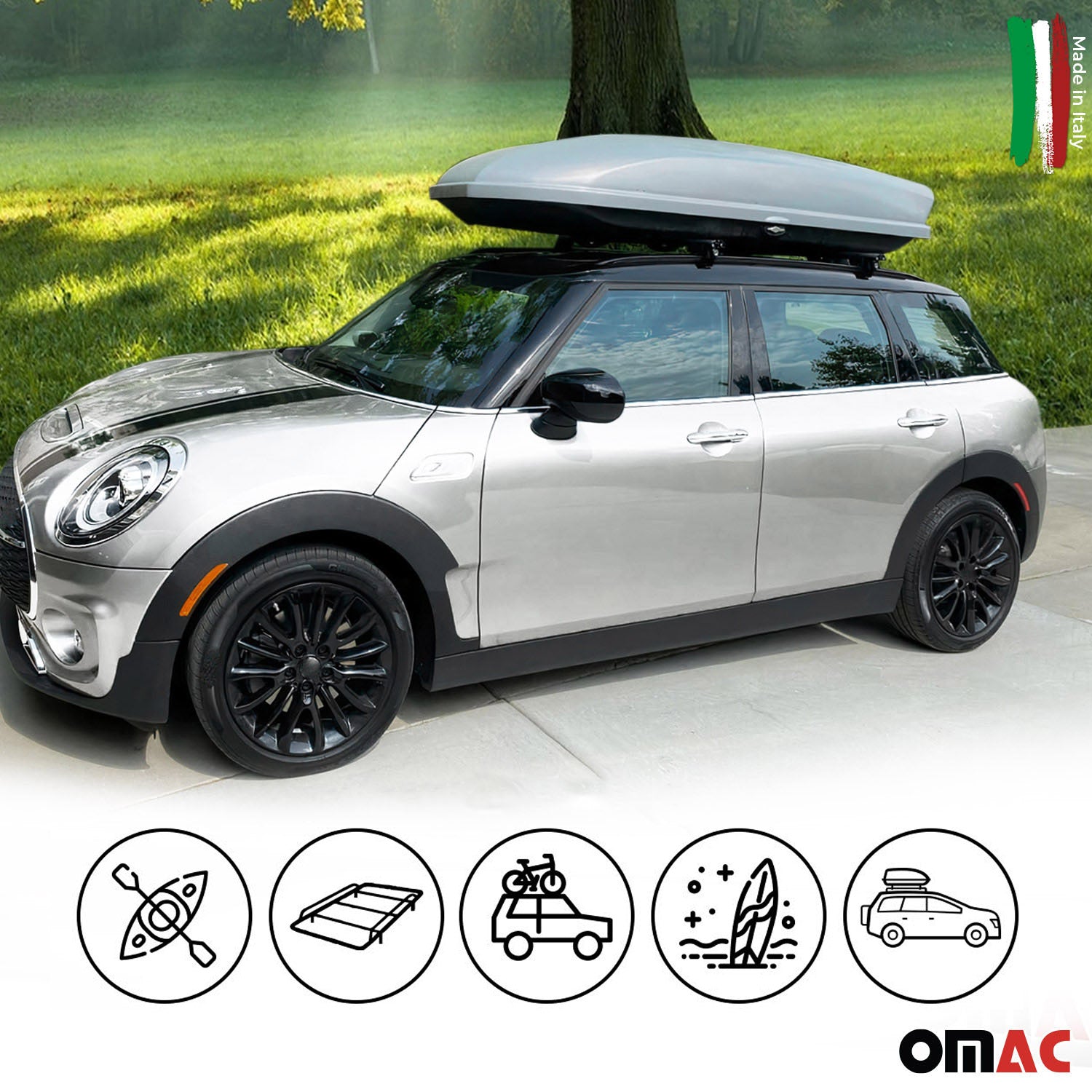 2011-2016 Mini Cooper Countryman R60 Roof Rack Cross Bars Black