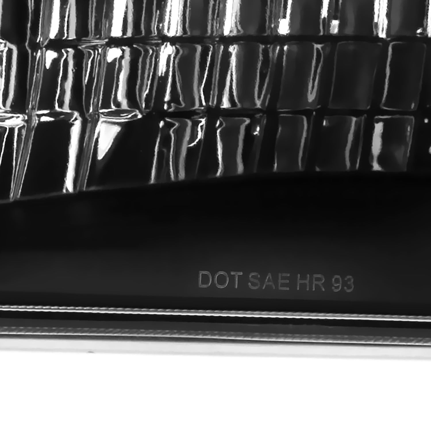 1993-1998 Jeep Grand Cherokee Factory Style Headlights Matte Black/Clear Lens