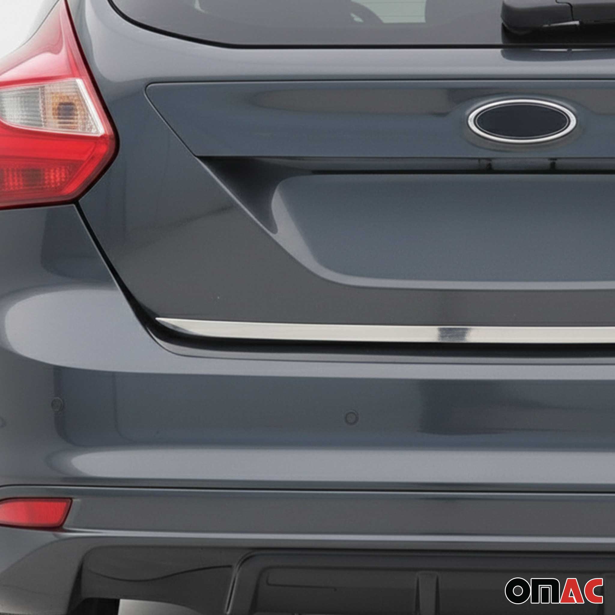 2012-2014 Ford Focus Hatchback Rear Trunk Lid Molding Trim Stainless Steel
