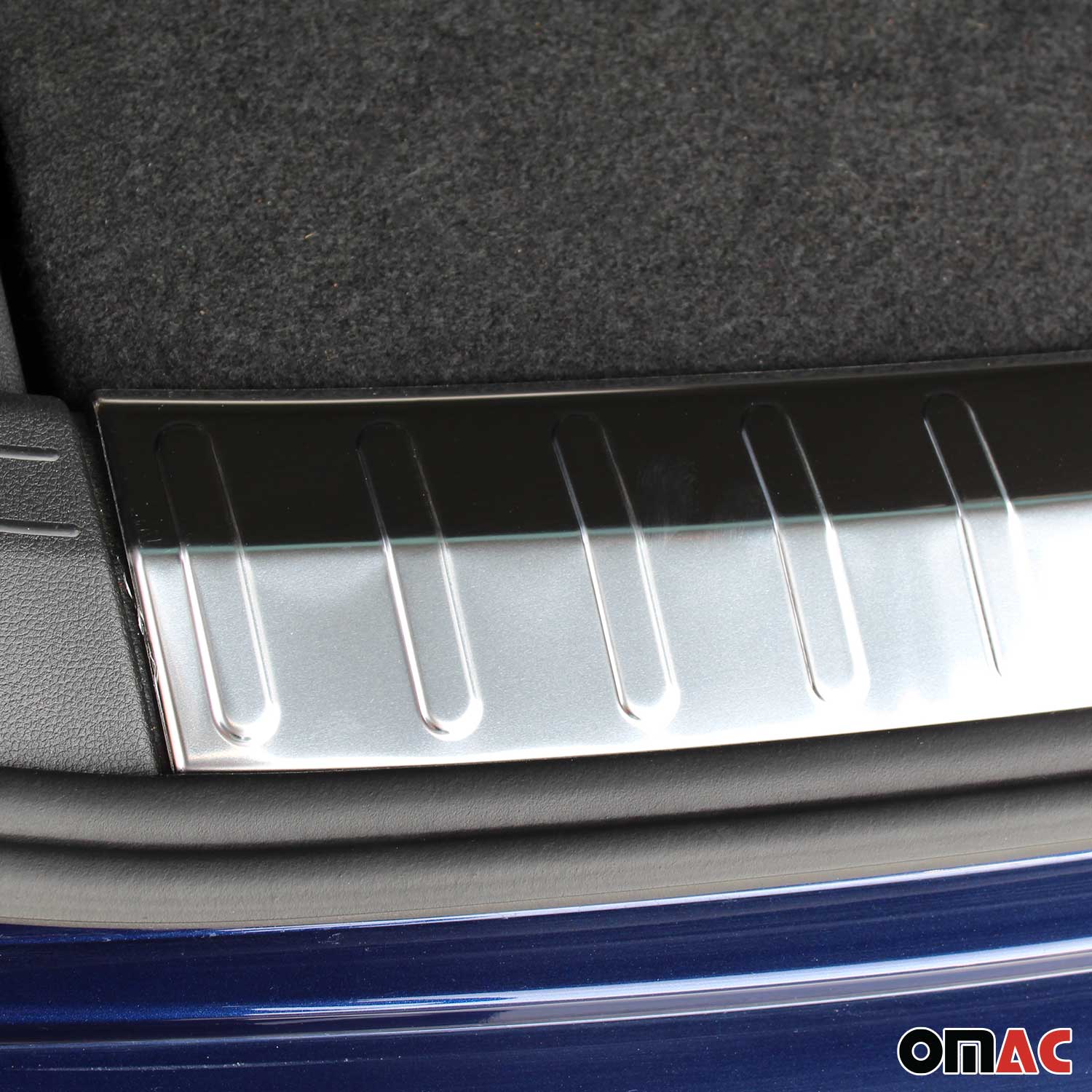 2018-2024 VW Tiguan Trunk Sill Cover Bumper Guard Protector Stainless Steel Silver 1Pc