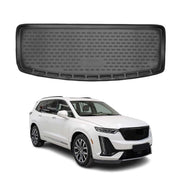 2020-2025 Cadillac XT6 Behind 3rd Row Cargo Liner Trunk Mat All Weather Behind 3rd Row Black