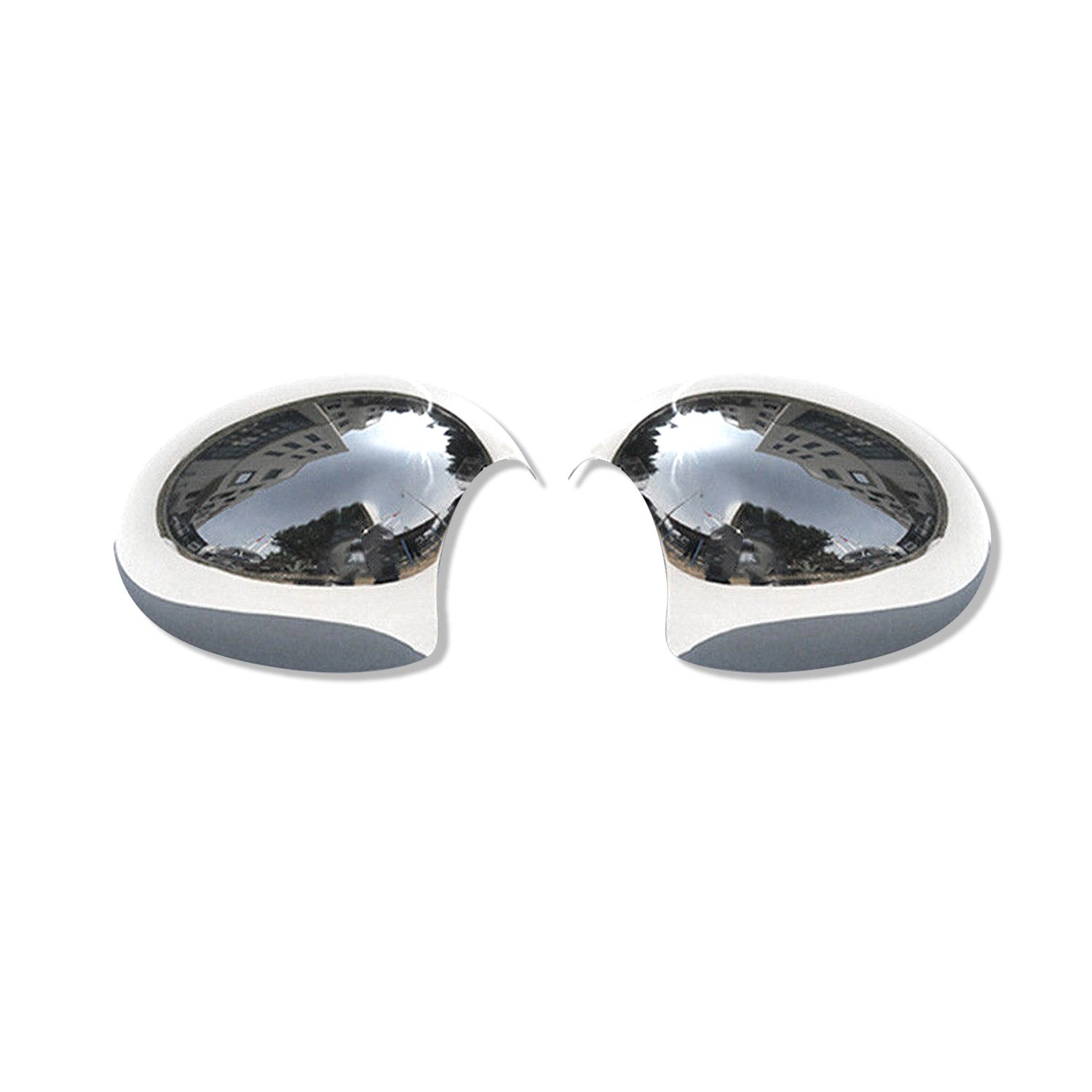 2013-2016 Mini Cooper Paceman R61 Side Mirror Cover Caps Stainless Steel Silver 2 Pcs