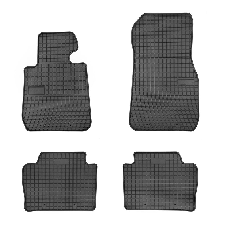 2012-2019 BMW 3 Series F30 F31 Sedan & Wagon  Floor Mats Liners Full Set All Weather Rubber Black