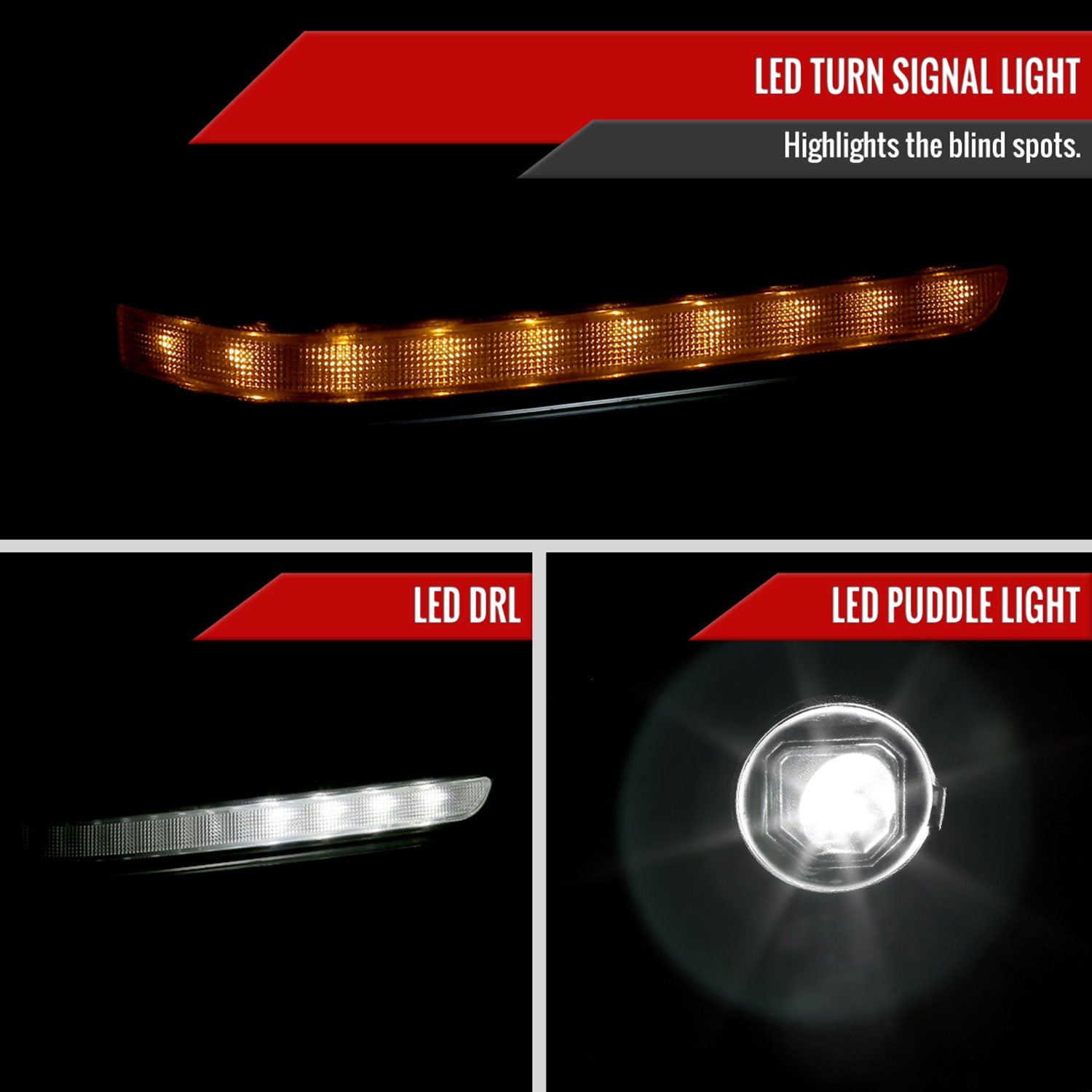 2014-2018 Chevy Silverado/GMC Sierra Manual Fold Heated Side Mirror Passenger