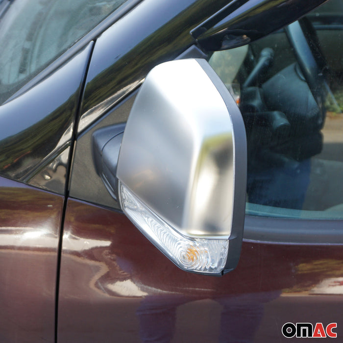 Side Mirror Cover Caps fits RAM ProMaster City 2015-2022 Chrome Satin 2x