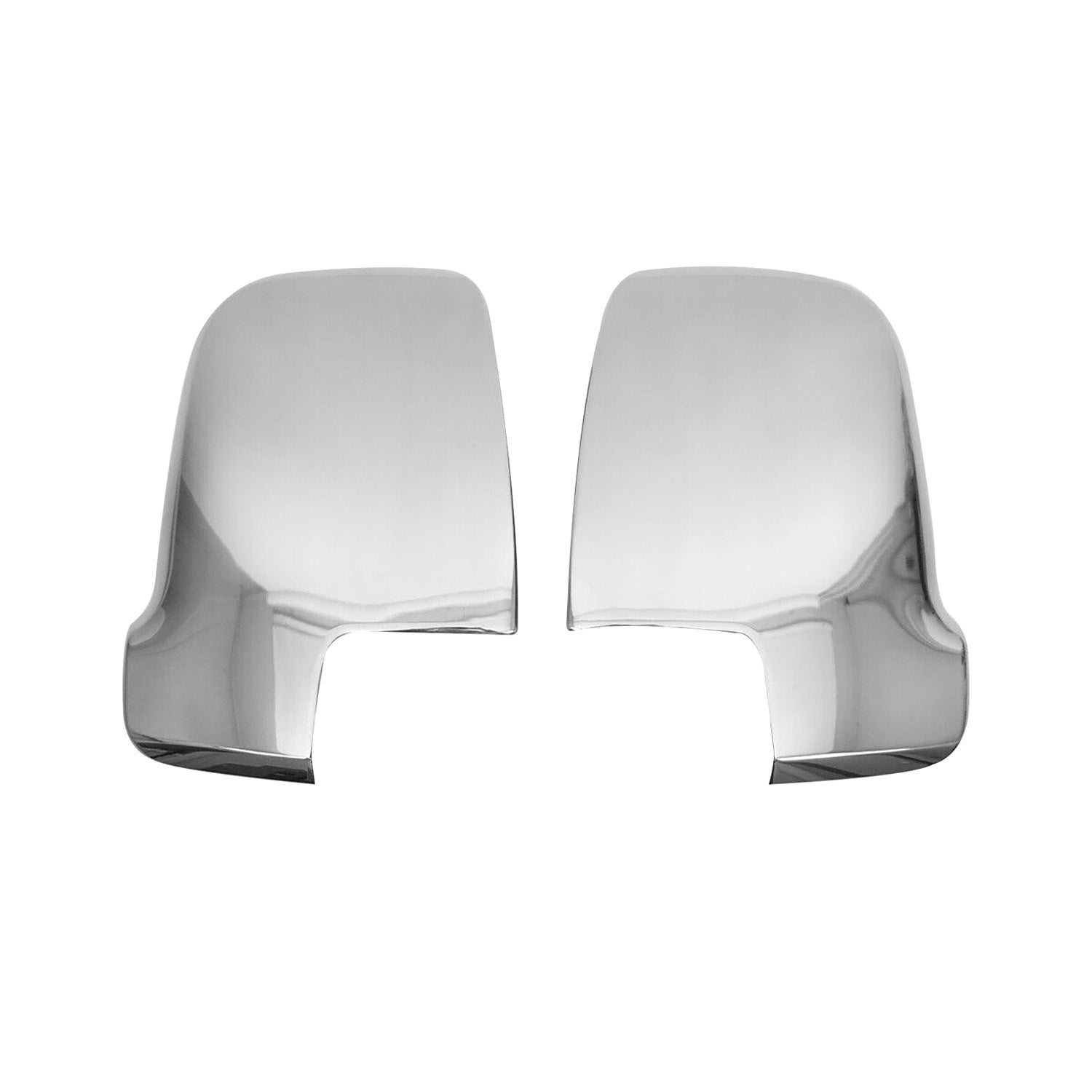 2019-2025 Mercedes Sprinter W907 910 Side Mirror Cover Caps Stainless Steel Silver 2Pcs