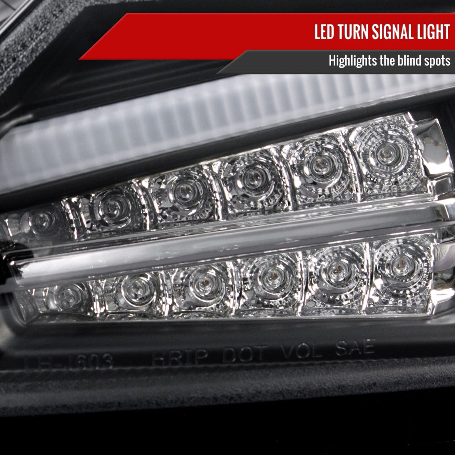 2011-2013 Scion tC LED Bar Projector Headlights LED Turn Signal Lights Black