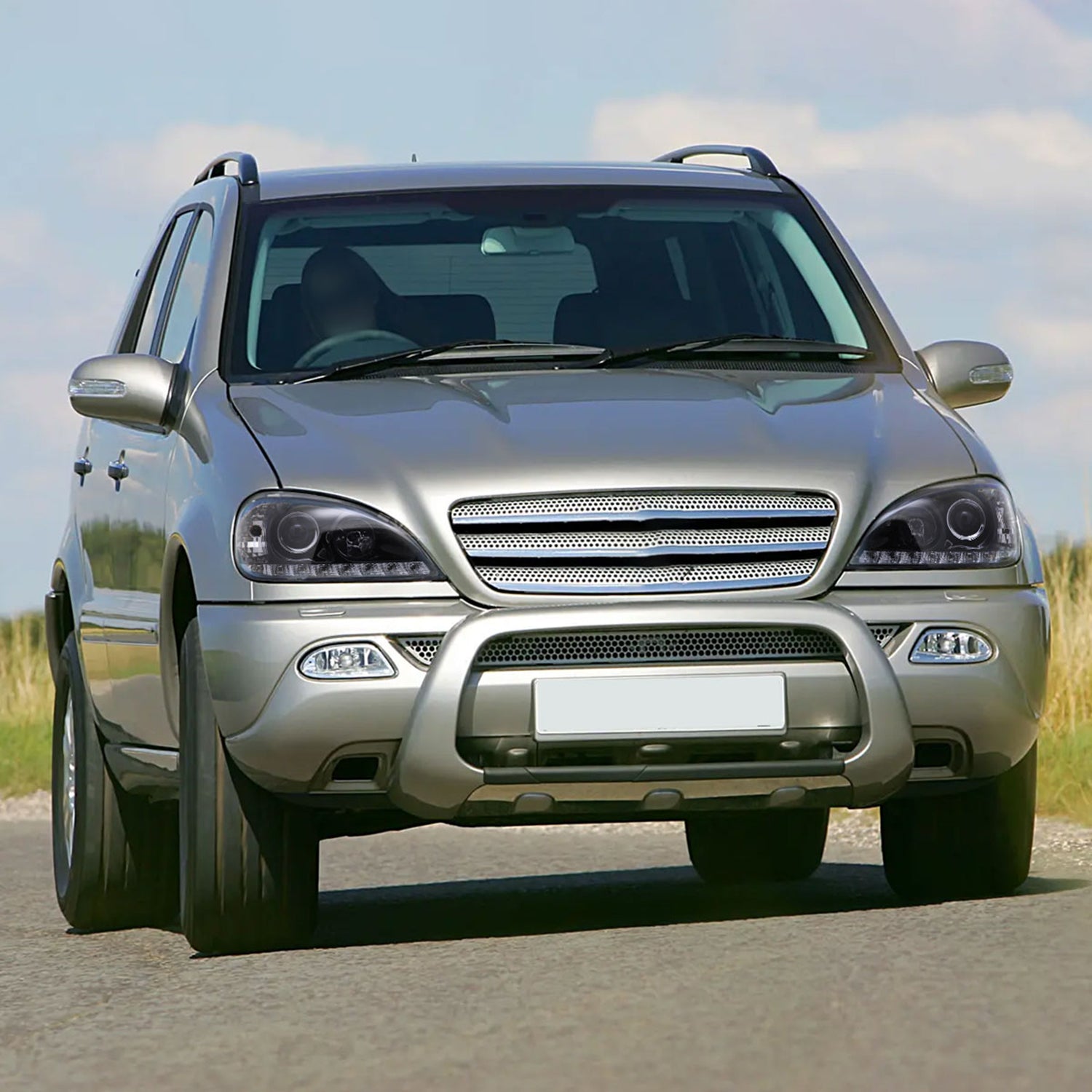 1998-2001 Mercedes Benz W163 ML Class Projector Headlights SMD LED Light Smoke