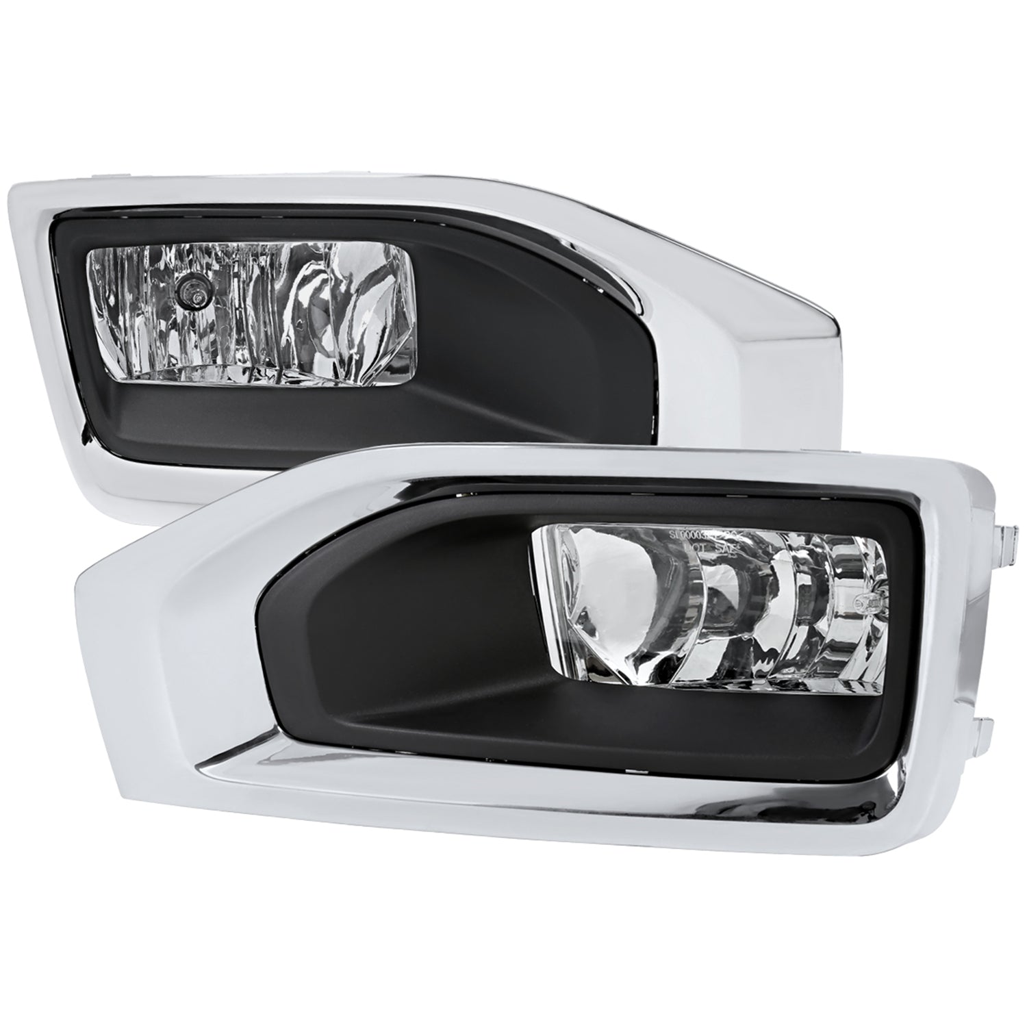 2015-2018 GMC Yukon/Yukon XL Bumper Fog Lights Kit Chrome Housing/Clear Lens
