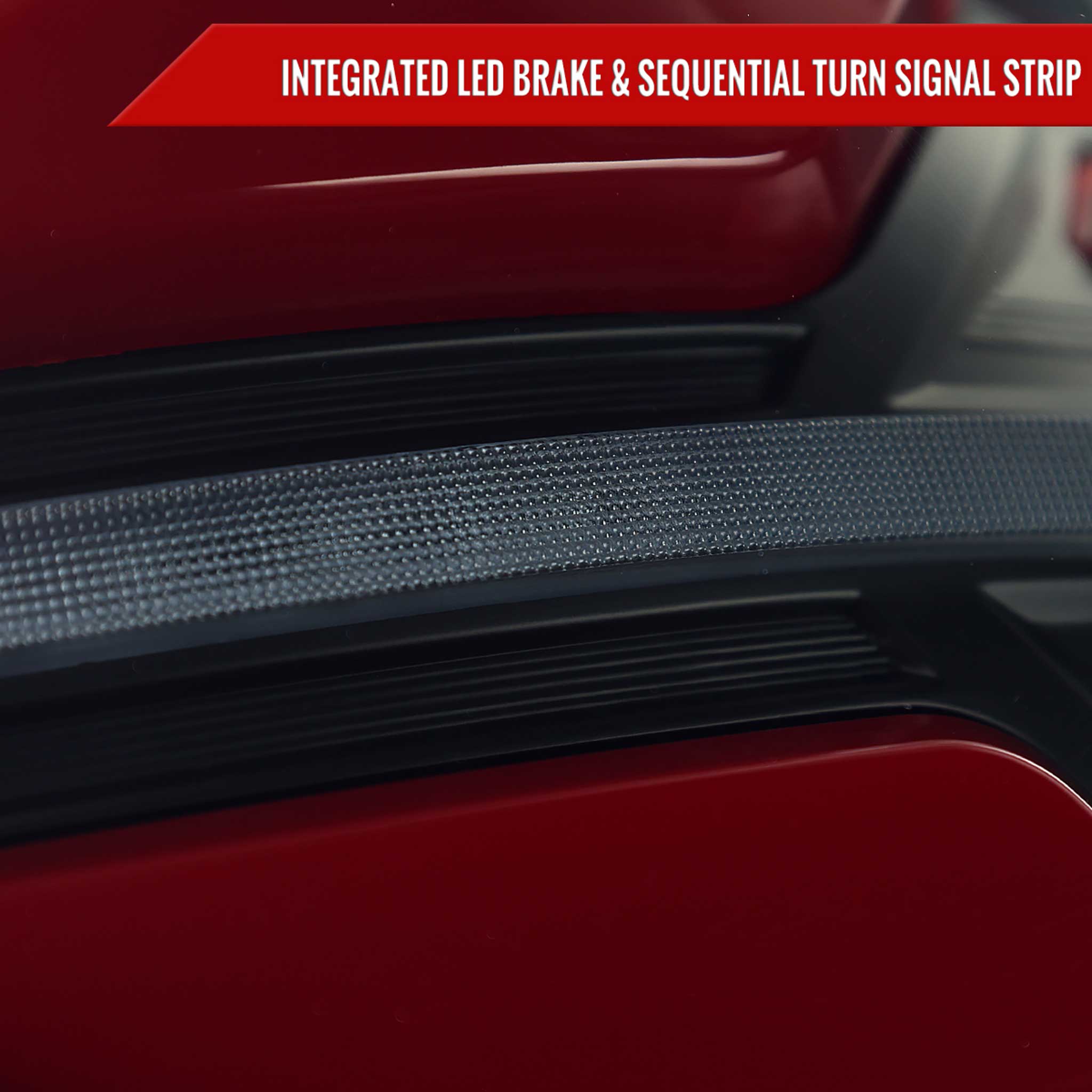 For Subaru WRX STi 015-2021 LED Tail Light Sequential Strip Matte Black Smoked Brake Reverse Marker