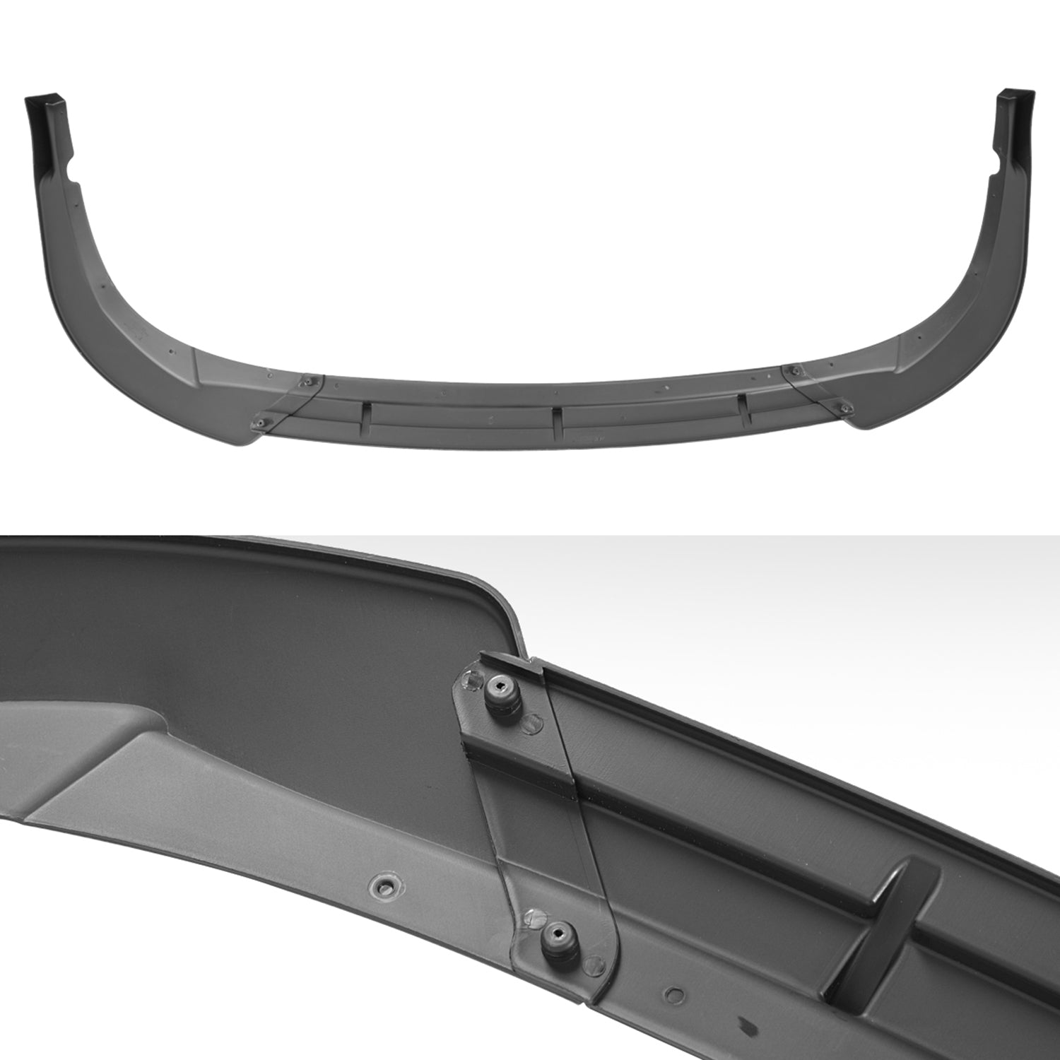 2016-2018 Kia Optima SXL Matte Black 3Pcs Front Bumper Lip Splitter Kit