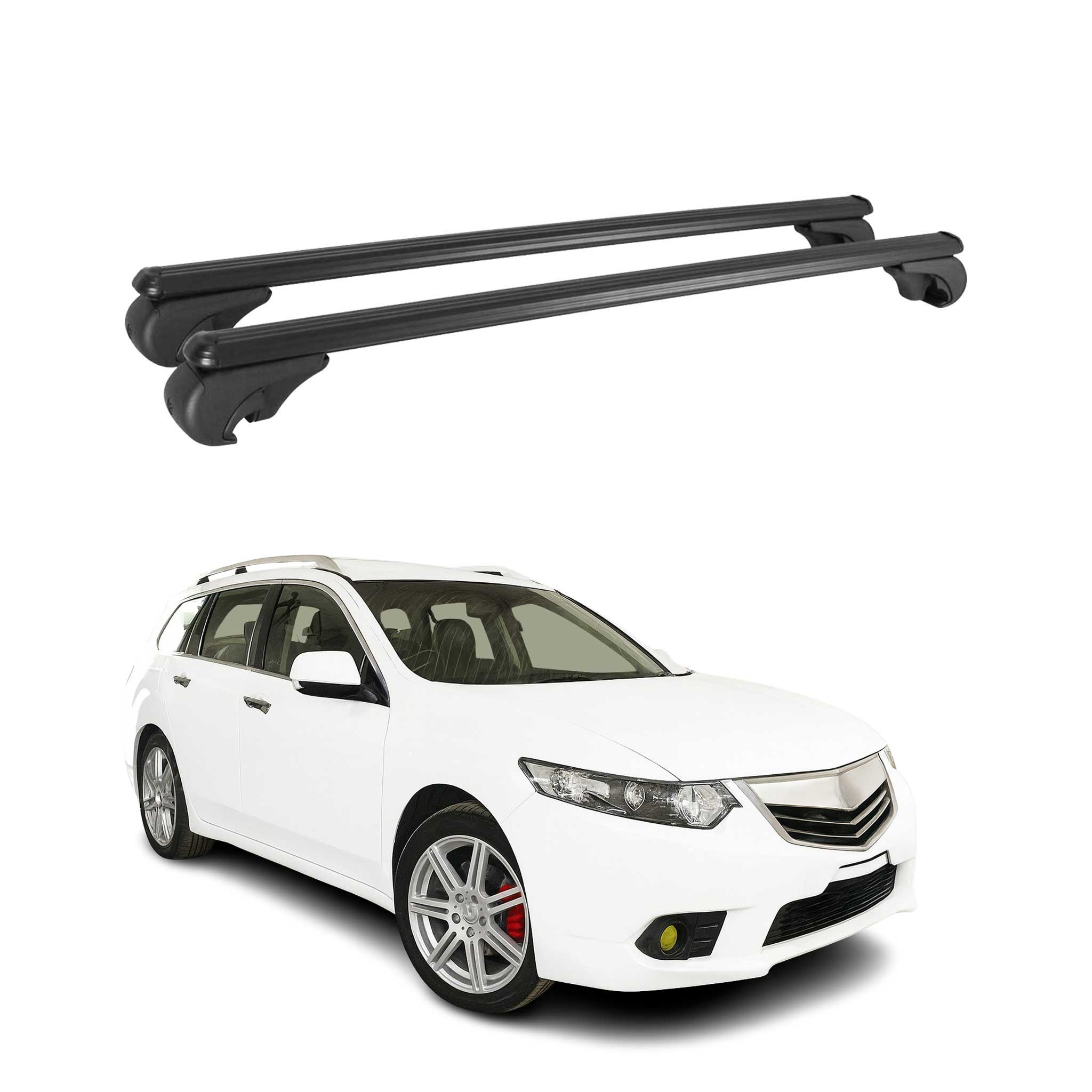 2011-2014 Acura TSX Sport Wagon Roof Rack Cross Bars Luggage Carrier 2 Pcs