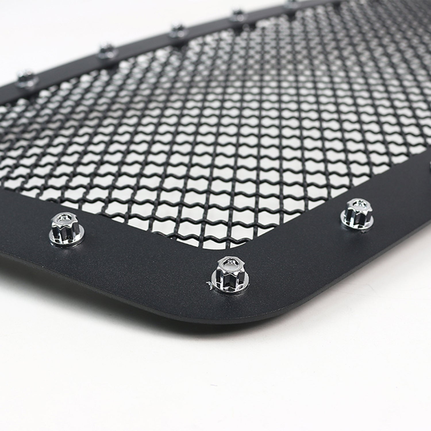 2005-2011 Toyota Tacoma Rivet Style S.Steel 3PC Mesh Grille insert Black
