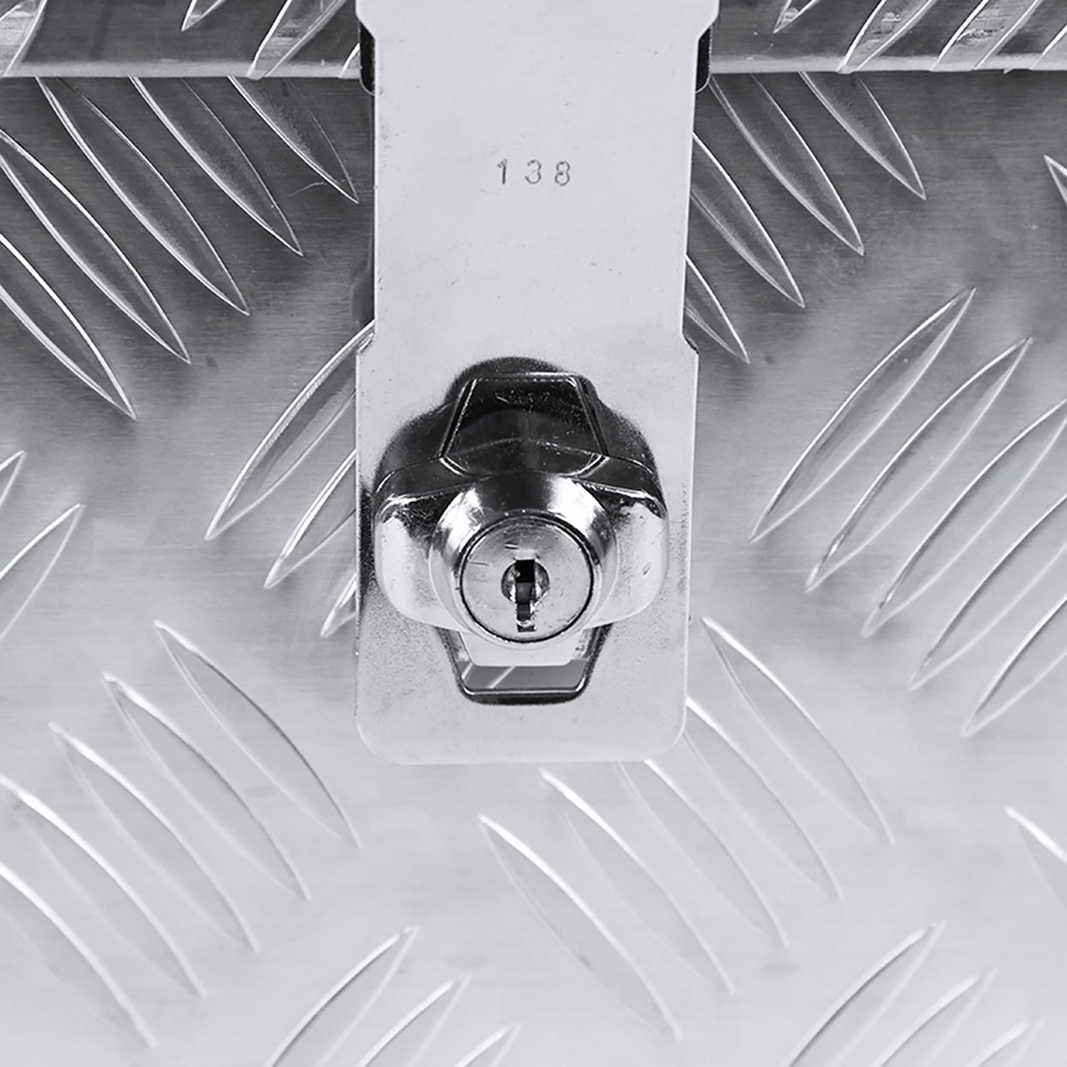 Universal 30" Heavy Duty Aluminum Truck Tool Box w/ Side Handles Lock & Keys